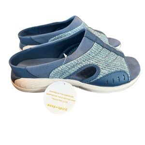 Easy Spirit Traciee Medium Blue Sandal Size 8 Wide Width